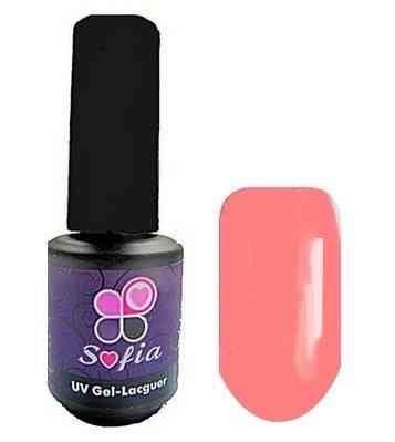 Гель -лак №86 UV Gel-Lacguer SOFIA 8.6 мл США ( пудра цвета ласосевого крайола) Киев