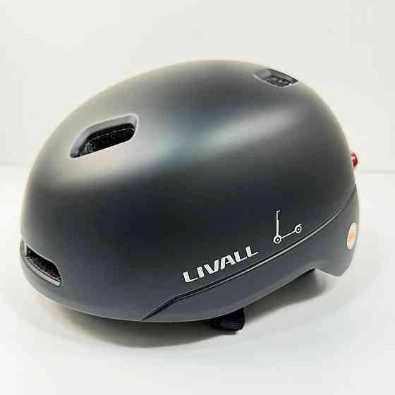 Захисний шолом Livall C21 (L) Midnight Black (57-61см), сигнал стопів (LIV-000C21-5341) Київ