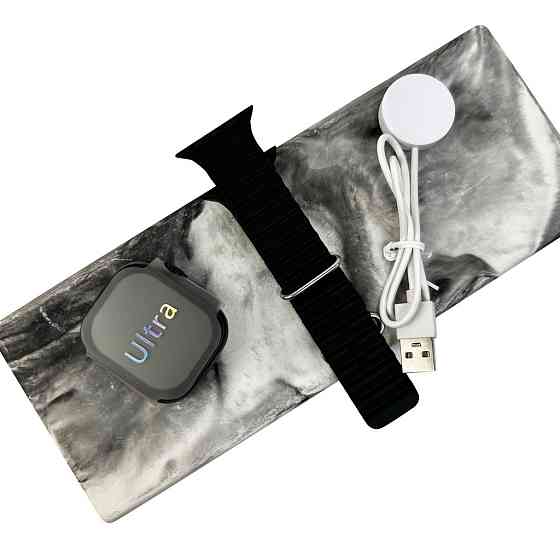 Смарт-годинник BIG V200 Ultra 44mm. 180 mAh. IP65 Black Киев