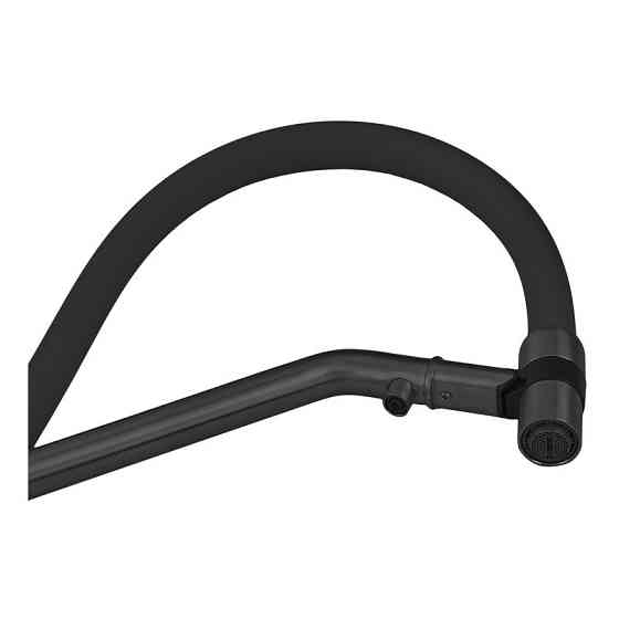 Змішувач для кухні з силіконовим виливом Zerix MAG-021 Black Refl.Black з нержавіючої сталі  SUS304 з виходом для питної води  ( Харьков