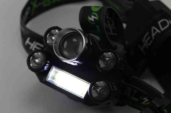 Ліхтарик налобний ліхтар Bailong BL-T64-T6+4XPE+COB Винница