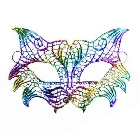 Святкова маска на зав`язках one size мультиколор Київ