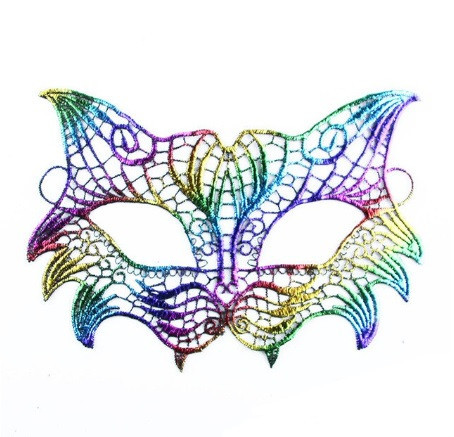 Святкова маска на зав`язках one size мультиколор Київ - фото 1