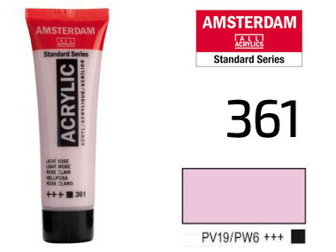 Краска акриловая AMSTERDAM (361) Розовый светлый 20 мл Royal Talens Киев - изображение 2