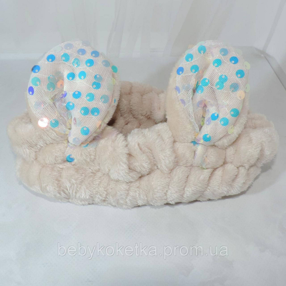 Косметична пов'язка для голови з вушками. Львів - фото 1