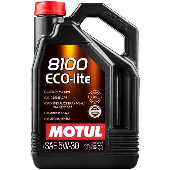 Масло 5W30 ECO-lite SAE 8100 4л Ковель