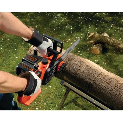 Ланцюгова пила Black&amp;Decker 36V, 2.5Ah, шина 30 см, ланцюг 3/8'' (GKC3630L25) Вінниця - фото 2