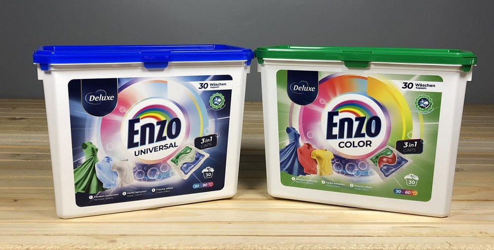✨ Enzo – Капсули для прання 3 в 1: Чистота, Свіжість, Захист кольору! ✨  30шт Киев - изображение 1