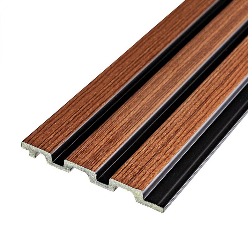 Рейка декоративная PS 2900х120х12мм Каштановый SW-00001743 Днепр - изображение 1