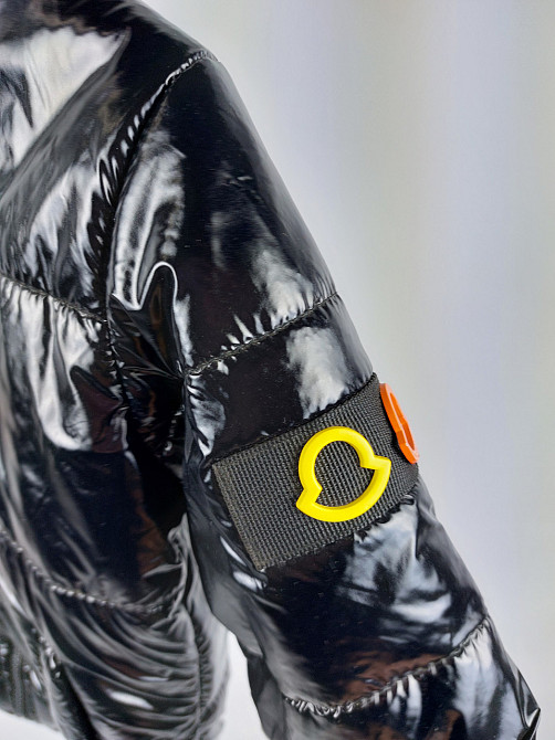 Демисезонная черная куртка бомбер под резинку унисекс 104,152 Николаев - изображение 3