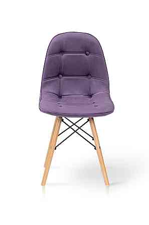 Стілець ДЖАСТІН, велюр бузковий Київ