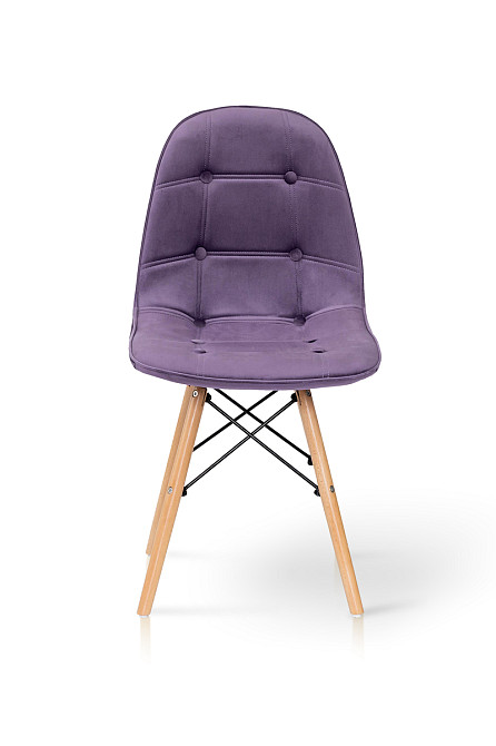 Стілець ДЖАСТІН, велюр бузковий Київ - фото 2