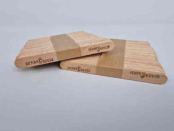 Палочка премиум (9см) для мороженого деревянная 50шт (белая береза )(50шт 92мм*10мм*2мм) (1 пачка) Харьков