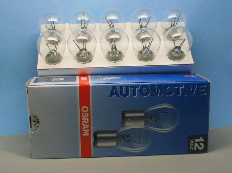 Указательная лампа накаливания OSRAM 7528 P21/5W 12V BAY15d 10X5 Харьков - изображение 2
