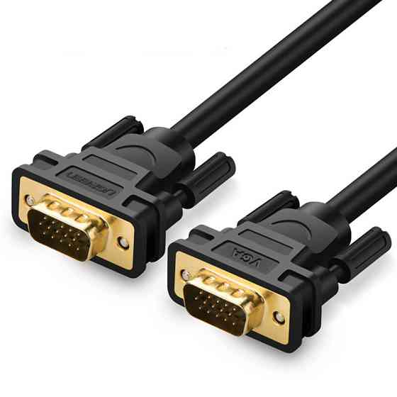 VGA кабель Ugreen 15-pin 1080p 11673 (Чорний, 1м) Николаев