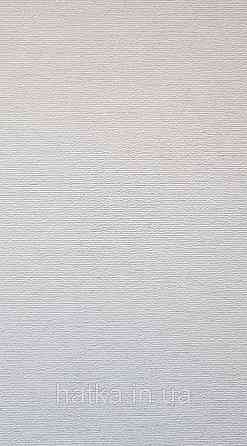 Шпалери вінілові на флізеліні Marburg Travertino 1.06х10 однотонні дрібна горизонтальна смужка білі Київ
