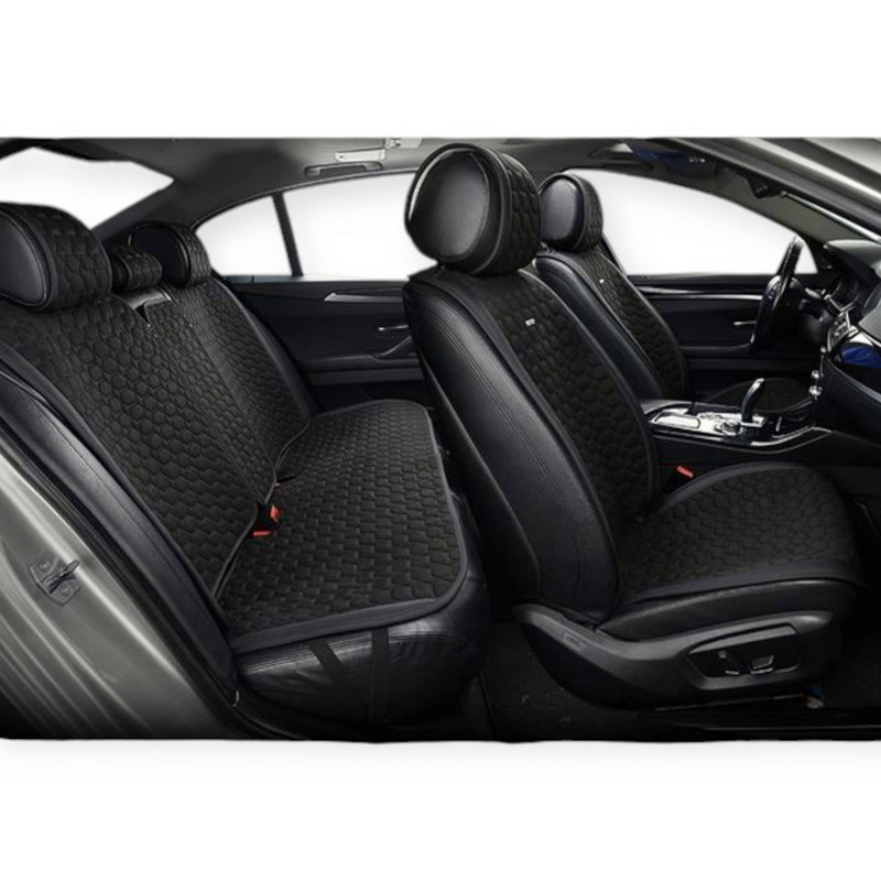 Накидки на сидіння beltex monte carlo (перед+зад) стільники чорні Мукачево - фото 1