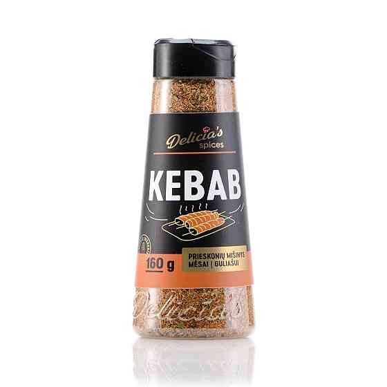 Смесь специй Delicia's Spices Keybab для кебба 160 г 241676 Код: 013256 Ровно