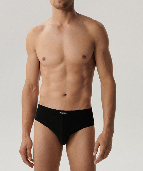 Трусы мужские классика черные Atlantic Basic 3BMP-006 XXL Киев - изображение 4