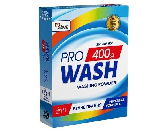 Порошок для прання універсальний "ProWash" 400г Гостомель - фото 1
