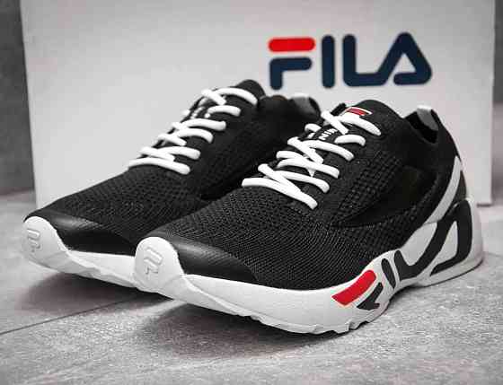 Кросівки FILA Чорні Чоловічі Філа Тканинні Літні для бігу (розміри: 41,42,43,44,45) Дніпро