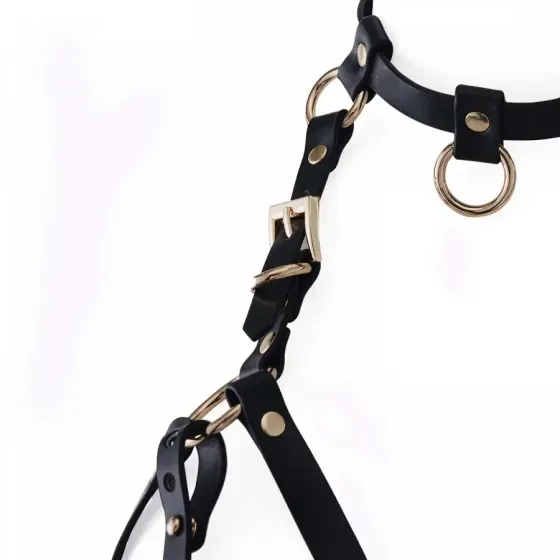 Портупея на груди LOCKINK SEVANDA Queen Chest Harness with Removable Bra Львів