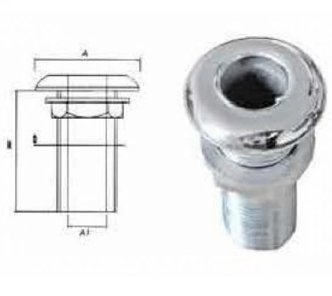 Зливний Штуцер Нержавійка 3/8" Київ - фото 1