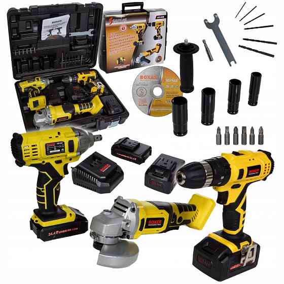 SR-028 Набір Акумуляторний 3в1: Дриль-Шуруповерт, Ударний Гайковерт, Болгарка 24,4V + 2 Акумулятори Одеса