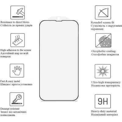 Стекло защитное Drobak Matte Gllass A+ Apple iPhone 16e (595985) Винница