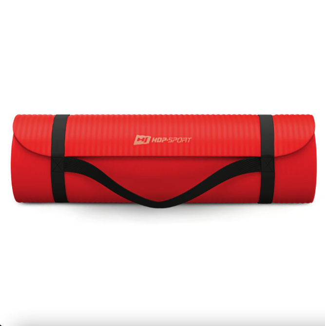 Коврик для йоги Hop-Sport HS-NB020GM NBR 2см яскраво-червоний Киев - изображение 8