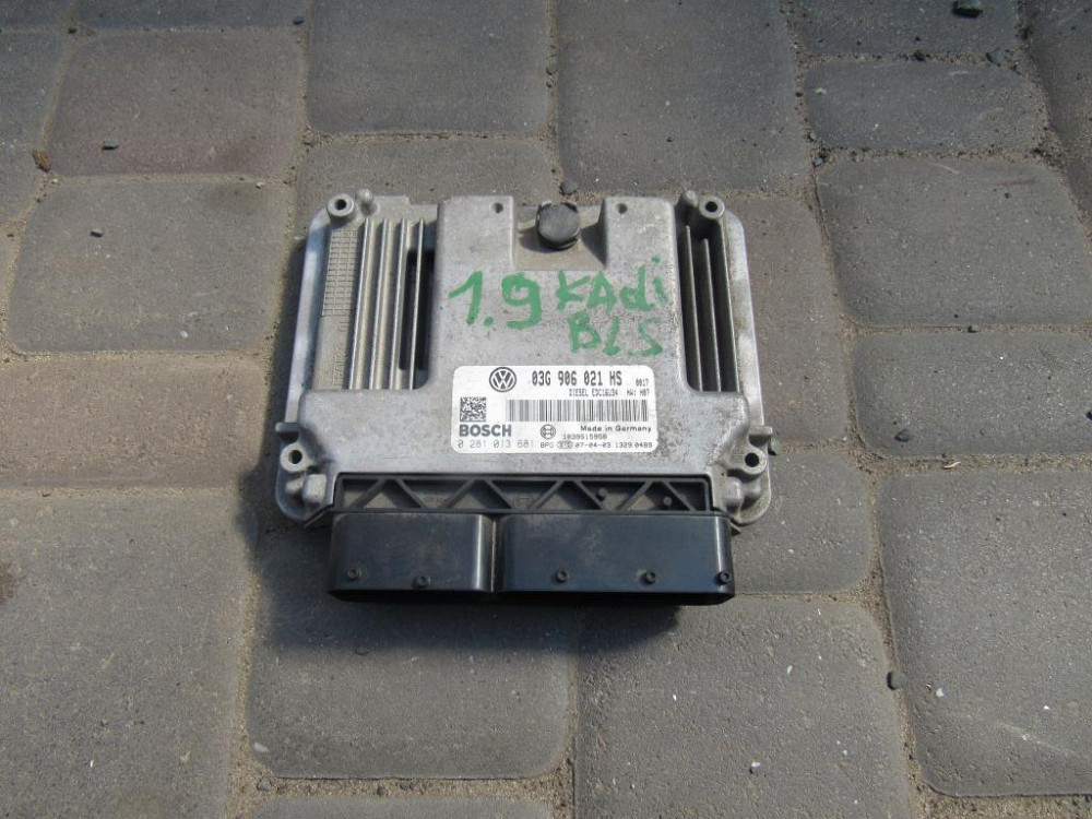 Блок керування двигуном VW Caddy 1.9 tdi 2004-2010 (03G906021HS) Ковель - фото 1