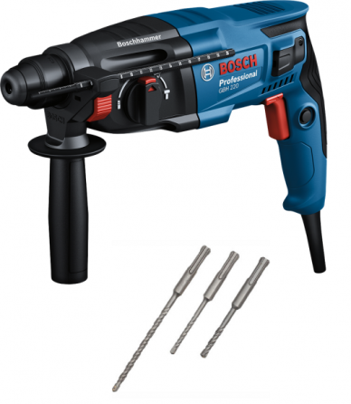 Професійний ударний електричний прямий перфоратор Bosch GBH 220 : 720 Вт, 2 Дж Київ
