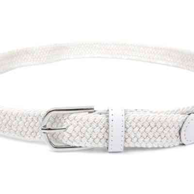 Ремень Vintage Текстильный женский Белый (20545) Винница