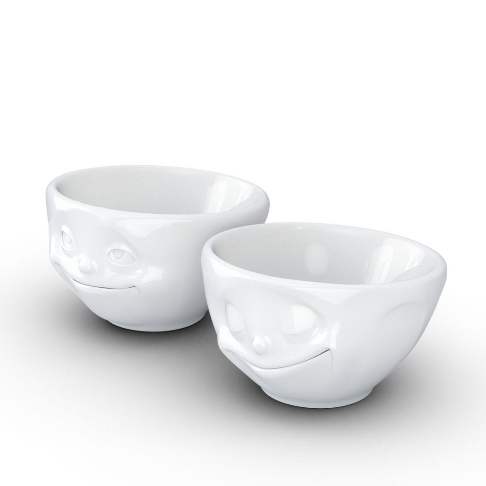 Набор фарфоровых пиал Мечтатель и Счастье Tassen (2 пиалы по 100 мл) Белый Киев - изображение 4