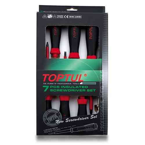 Набір викруток ізольованих TOPTUL (1000V) 7ед. GAAE0704 Одеса