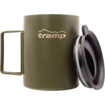 Чашка туристическая Tramp зі складаними ручками та поїлкою 500 мл Olive (UTRC-142-olive) Винница - изображение 3
