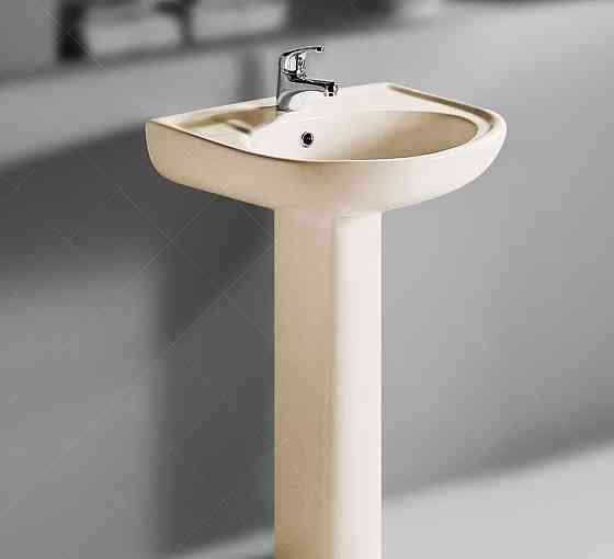 Комплект раковина + ніжка RAK Ceramics Cynthia Wash Basin (57 см) Слонова кістка Вінниця