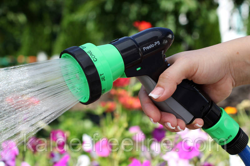 Пістолет для поливу пластиковий Presto-PS насадка на шланг (2048N) Харьков - изображение 8