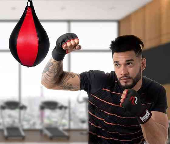 Бинти-рукавиці PowerPlay 3096 з гелевими подушечками Чорні L Луцьк