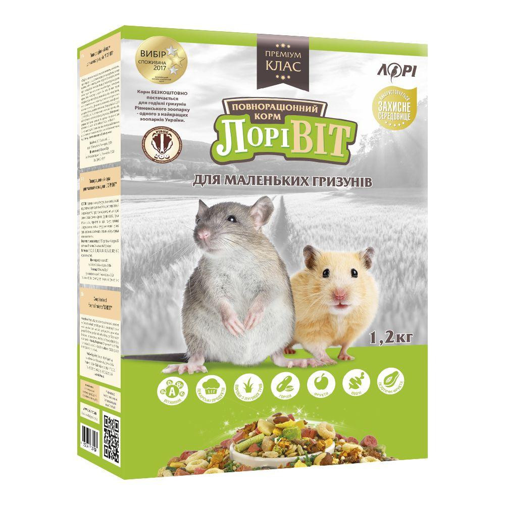 Корм для малых грызунов ЛориВит корм для декоративных грызунов 1.2 кг (ФЛ004) Винница - изображение 1