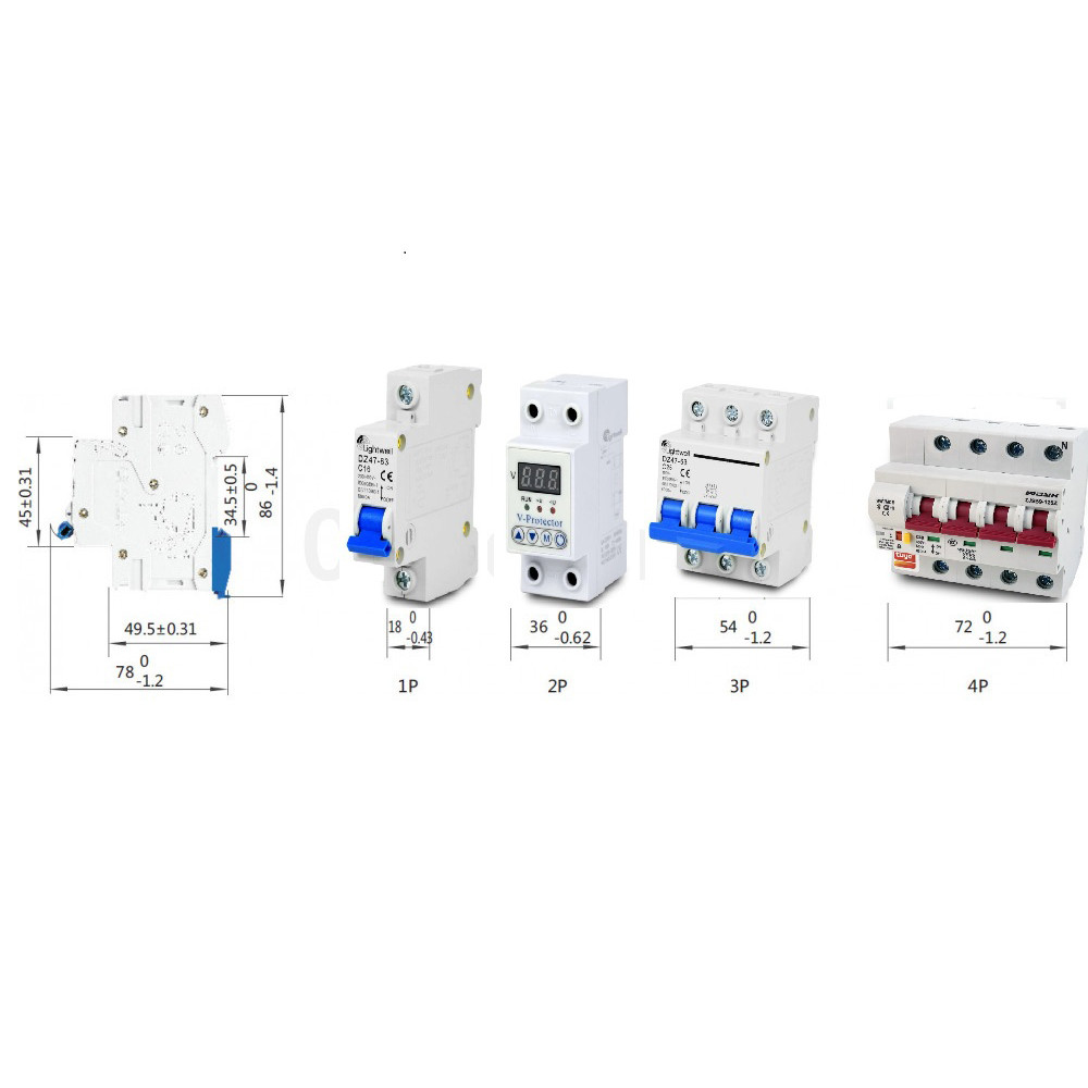 Автоматичний вимикач Lightwell MCB 1P 25A  (DZ47-63 C25) Киев - изображение 5