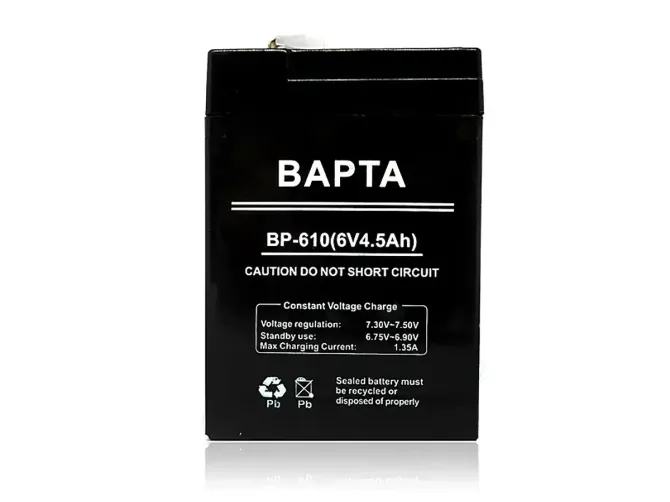 Акумуляторна батарея BAPTA BP-610 6В 4.5Аг 70×47×100 для ДБЖ, іграшок, ліхтарів та інших пристроїв Київ - фото 2