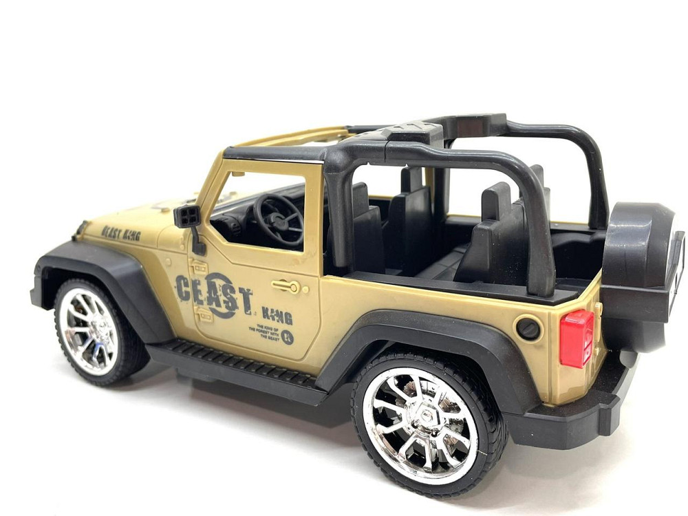 Джип позашляховик з гумовими колесами на радіокеруванні Коричневий (9088-6AD) Чернігів - фото 4