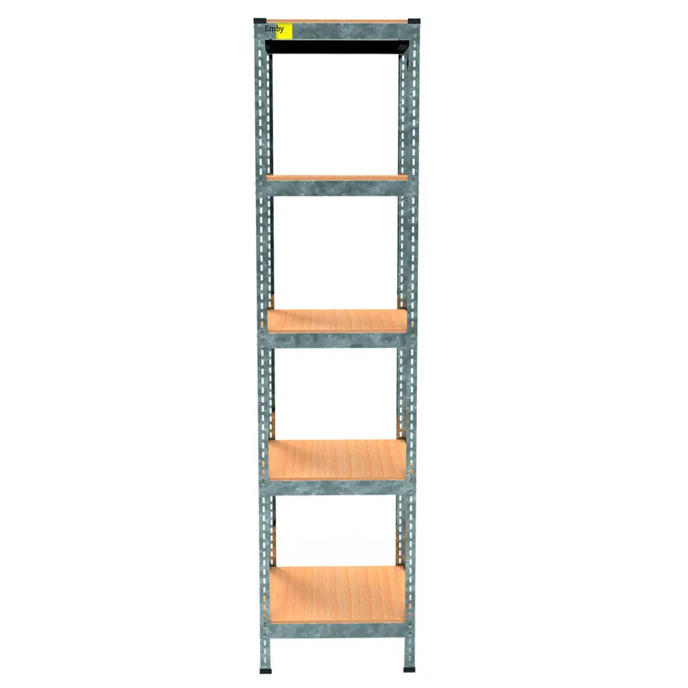 Металлический стеллаж Emby Light Series (размер 1800х450x300мм) 5 полок ДСП до 100кг Оцинкованный Киев - изображение 2