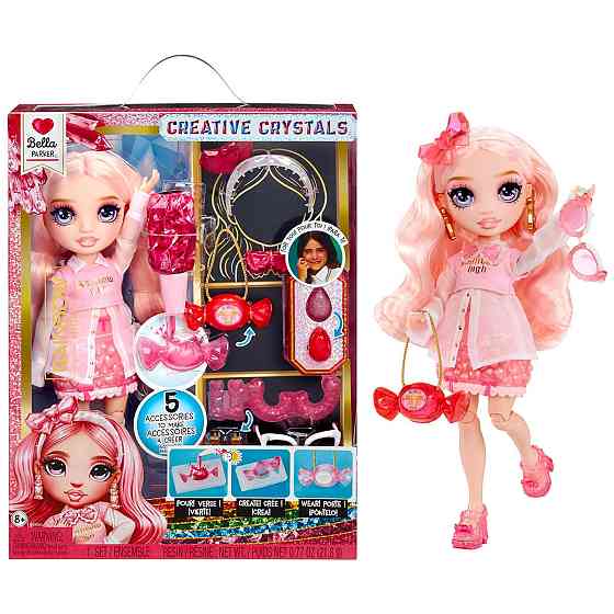 Ігровий набір з лялькою Rainbow High серії Creative Crystals - Белла Дніпро