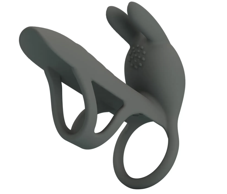 Насадка з вібрацією Pretty Love - MASTER RING GRAY, BI-210326-1 Sex Aura Київ - фото 7