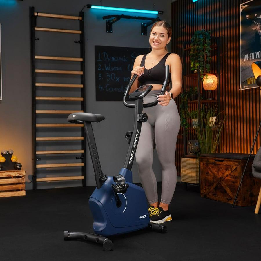 Велотренажер Trex Sport TX-380MB Rigon магнитный темно-синий Киев - изображение 8