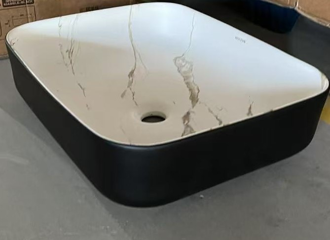 Раковина накладна MIXXUS PREMIUM DIVERSE-0110 MARBLE-BLACK 500х390х130mm   ( MP6517 ) 23922 Харьков - изображение 3