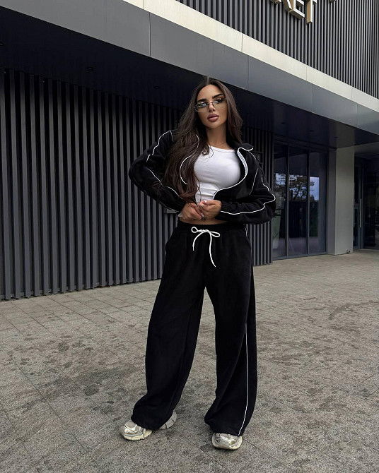 Женский стильный и теплый флисовый костюм двойка Одесса - изображение 1