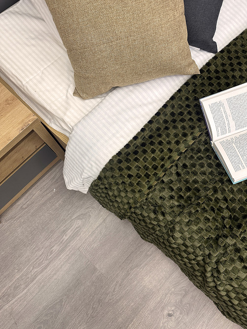 Плед-покривало Шахи 200х210 см (+-5см) Хакі (87-037) Київ - фото 7